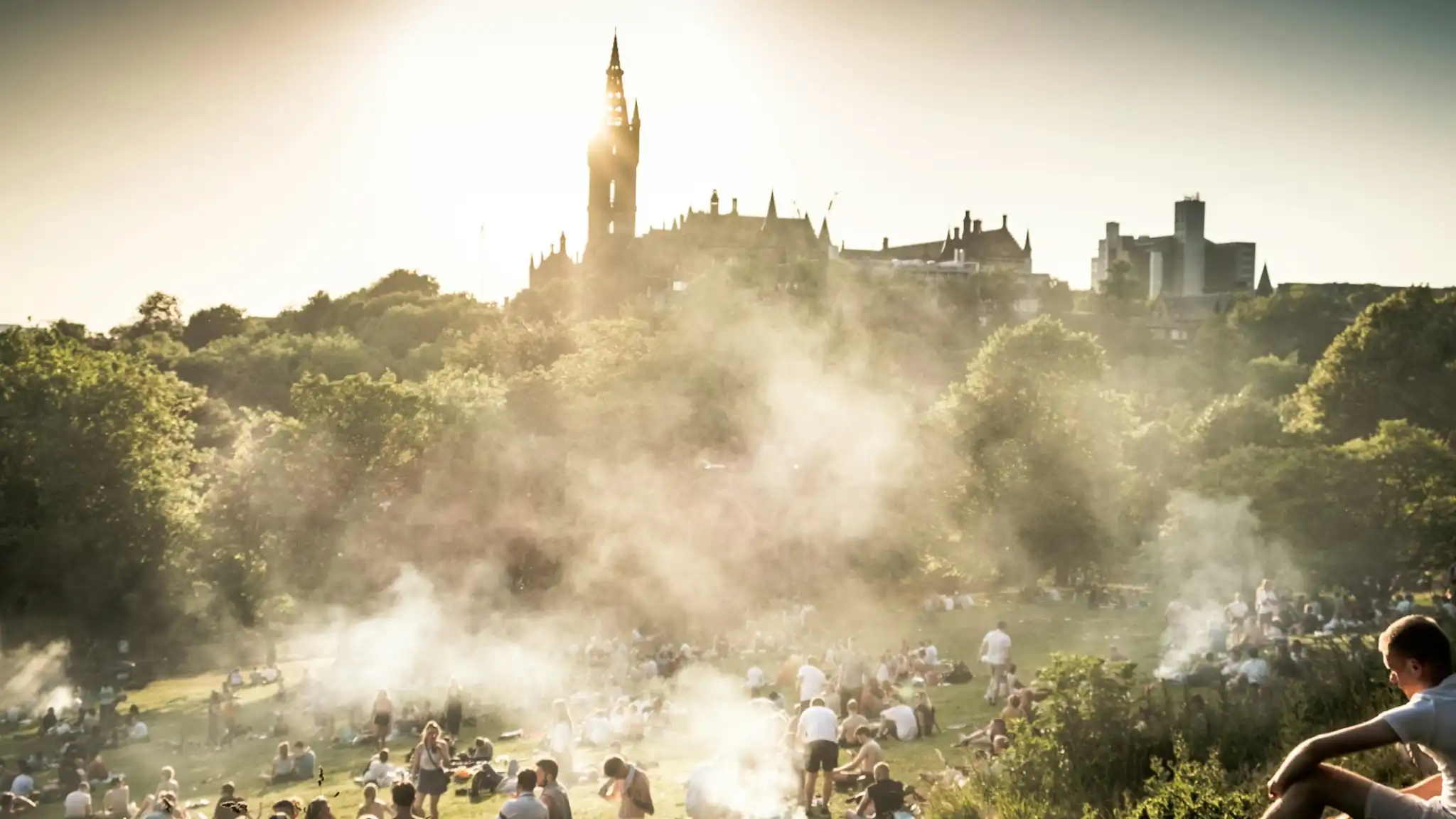 Kelvingrove Park in Glasgow, one of the best places to visit in Scotland
