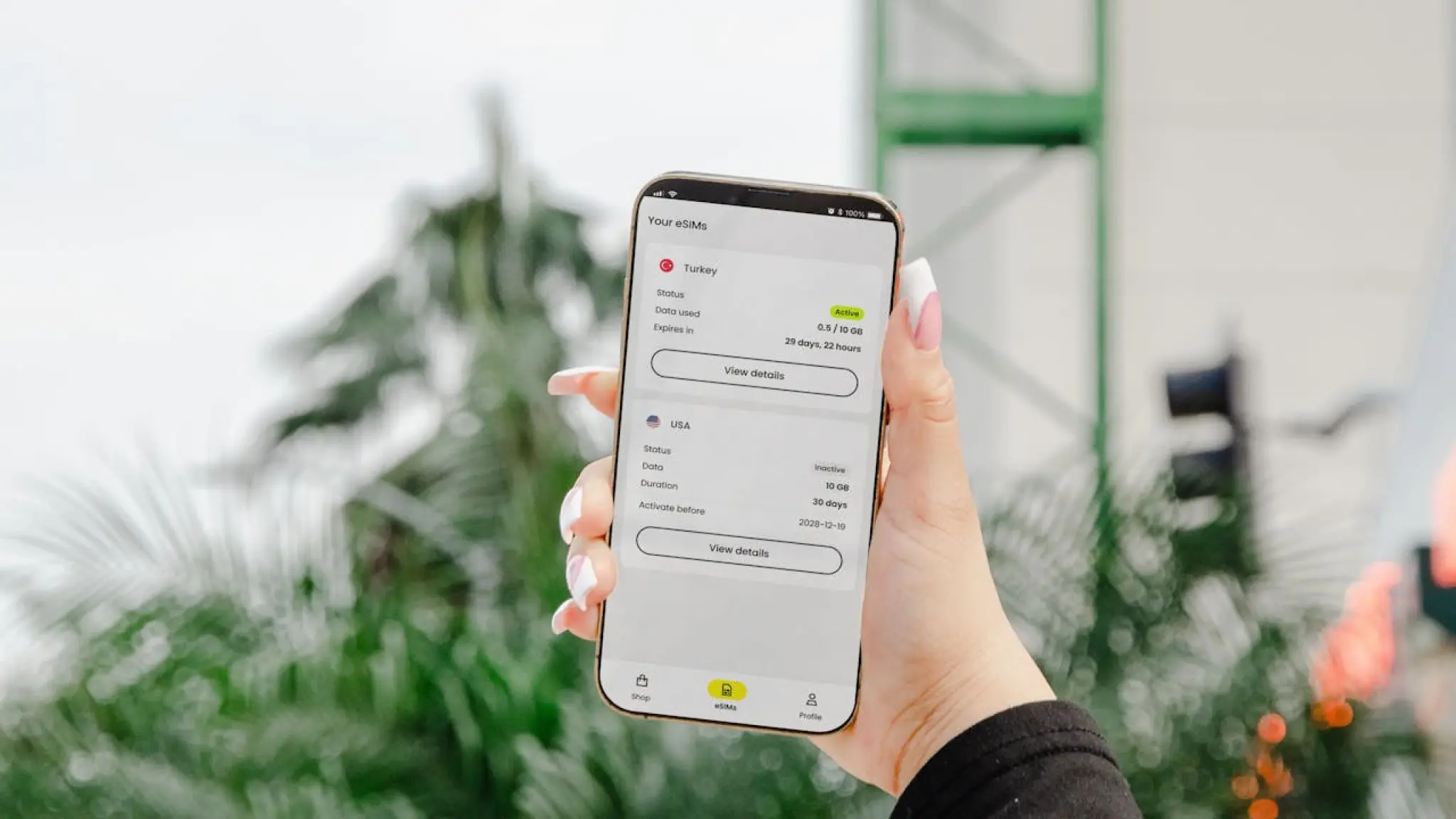 A typical travel eSIM app screen - but which is the best eSIM for your trip?