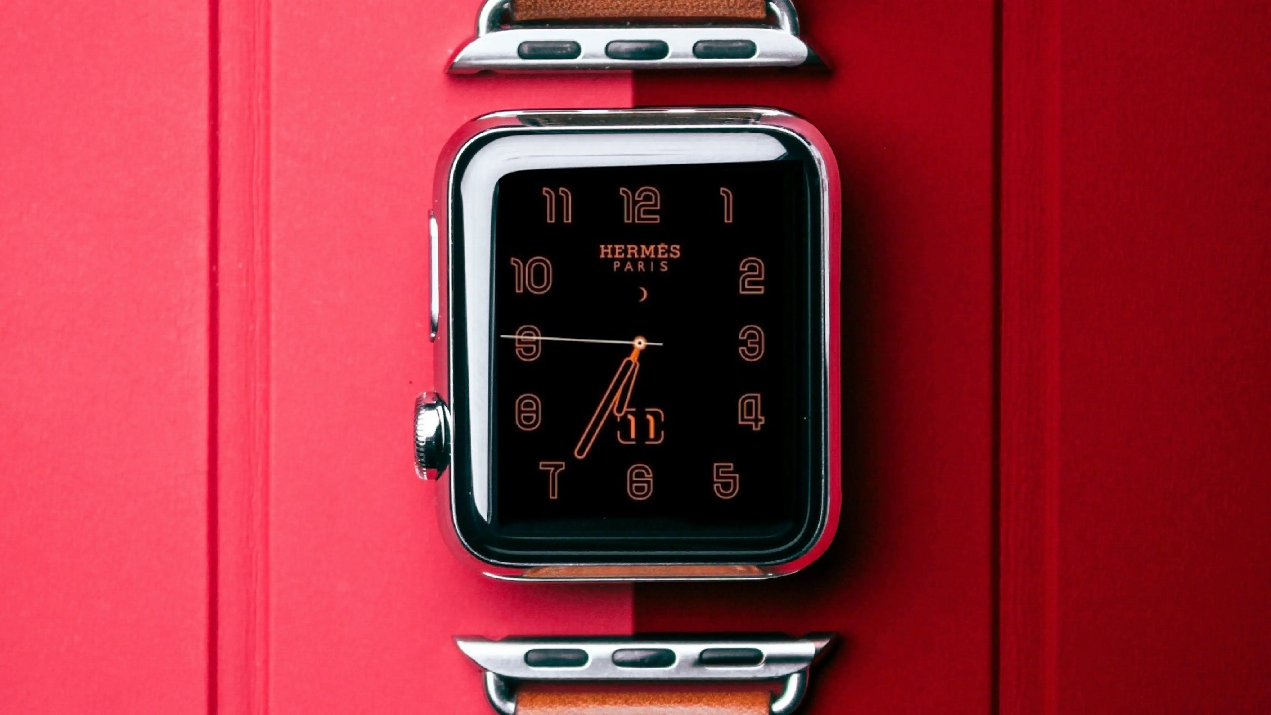 An Apple Watch Hermès watch face
