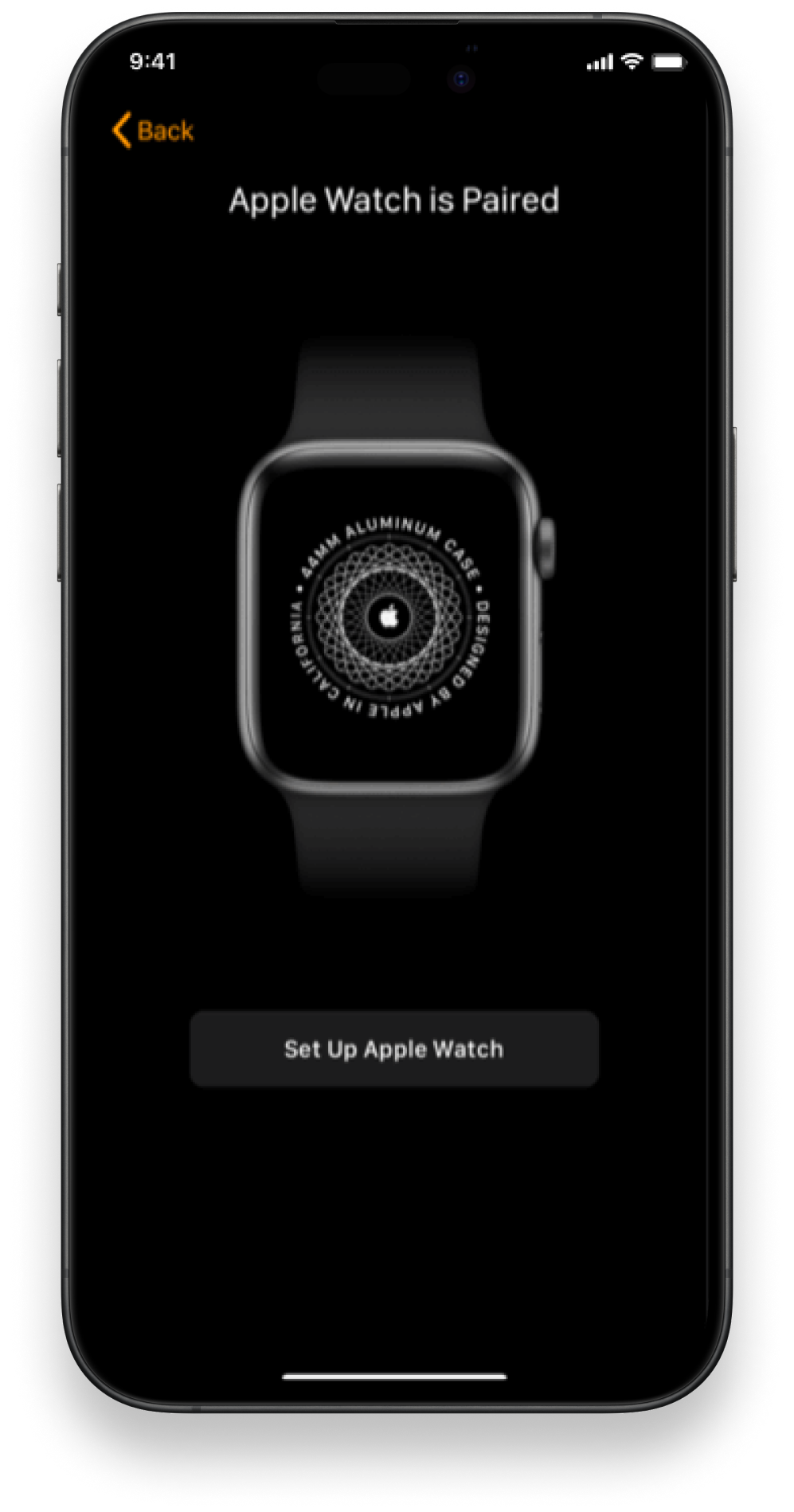 Pair your Apple Watch